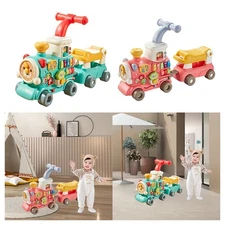Steam Train Baby Walker Educational Toy Activity Center