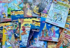GERONIMO STILTON & THEA PB Book Lot - RANDOM LOT of SIX (6) Books - Kids Chapter
