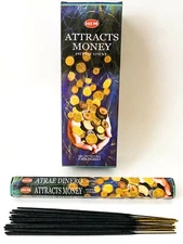 Attracts Money Incense Sticks by Hem - Pick 20-60-100-120-160-200