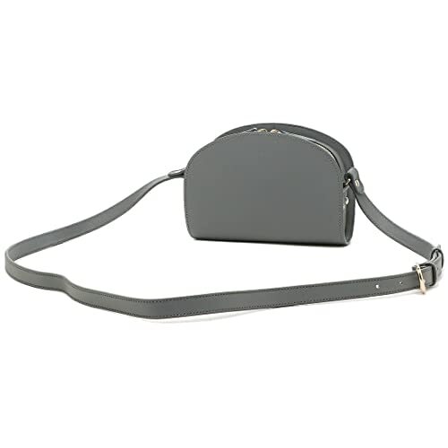 APC ショルダーバッグ PXAWV PXBJQ F61392 SAC DEMI LUNE MINI Mini half-moon bag - Embossed leather - A.P.C. Accessories