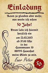 30 Lustige Einladungskarten Geburtstag Einladungen Jedes Alter 40 50 60 70 80 Ebay