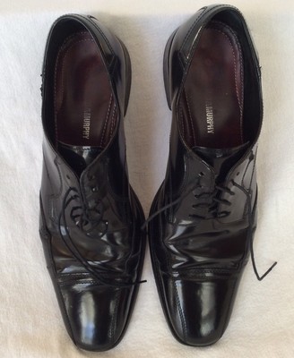 Johnston & Murphy Gillum Runoff Oxford Size 10 Dark Brown GUC Johnston & Murphy Men Gillum Runoff Lace Up Black Patent  main image 3
