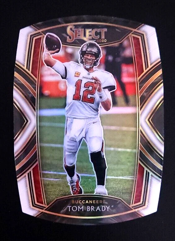 2020 Select Tom Brady Club Level White Prizm Die-Cut #201 SP Buccaneers