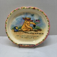 Vintage Disney Winnie the Pooh Melamine Oval Plate Selandia Children s Dish