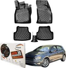 Trimak 3D Gummimatten für VW Golf VII 2012-2020 Fussmatten Auto TPE Fußmatten