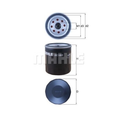 Ölfilter KNECHT OC 1063 für FORD JAGUAR ROVER FORD USA LAND ROVER