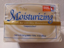 2 White Moisturizing Beauty Bar With Skin Moi...