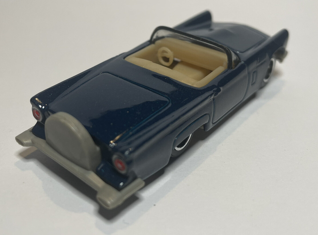 1988 Matchbox Blue 1957 Thunderbird, Made in Thailand 1:63