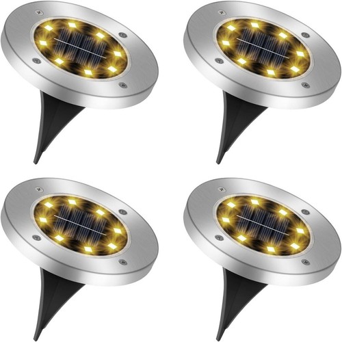4/8/12PCS Inground Solar Garden Lights LED Buried Recessed Outdoor Deck Path AU - Picture 10 of 15
