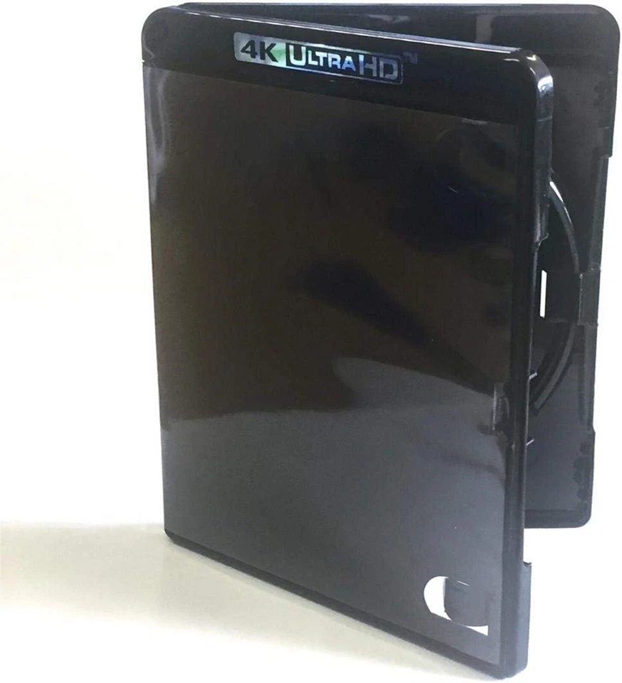 10 x Genuine Amaray Black 4k Ultra HD 14mm 1 Disc Single BluRay Replacement Case - Image 2 of 4