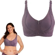 Zipcomfy - Comfy & Feminine Front Zipper Bra, Orinbloom Bra, Anti-Sagging Bra