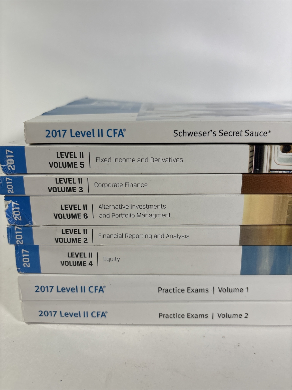 2017 CFA Program Curriculum Level II Vol. 2, 3, 4, 5, 6 w/ Practice Exams-image