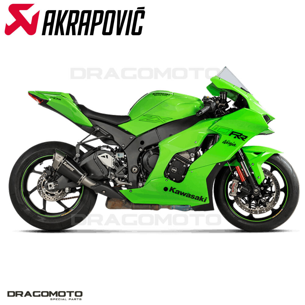 KAWASAKI ZX-10 R 2021-2023 Exhaust AKRAPOVIC Titanium Black KAWASAKI ZX-10 R 2021-2023 Exhaust AKRAPOVIC Titanium Black