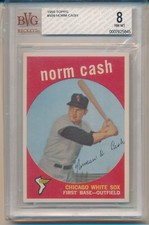 1959 Topps Norm Cash (High Number Series) (Rookie Card) (#509) BVG8 BVG