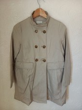 New Joie Women's Linen & Cotton Summer Trench Coat Xs Extra Small