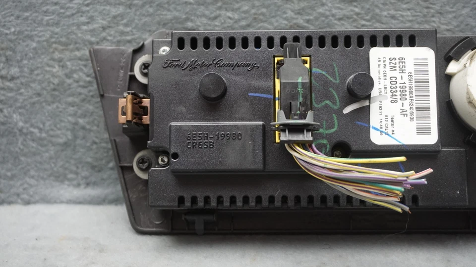 Переключатель климат-контроля температуры переменного тока 2006 2007 2008 2009 Mercury Milan от оригинального производителя - Изображение 4 из 4