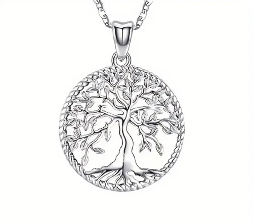 925 Sterling Silver Tree of Life Necklace Pendant video thumbnail