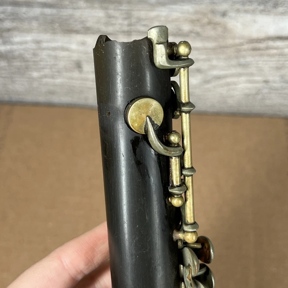 Vintage Black Clarinet Original Lower Joint Replacement Parts - Image 3 of 4