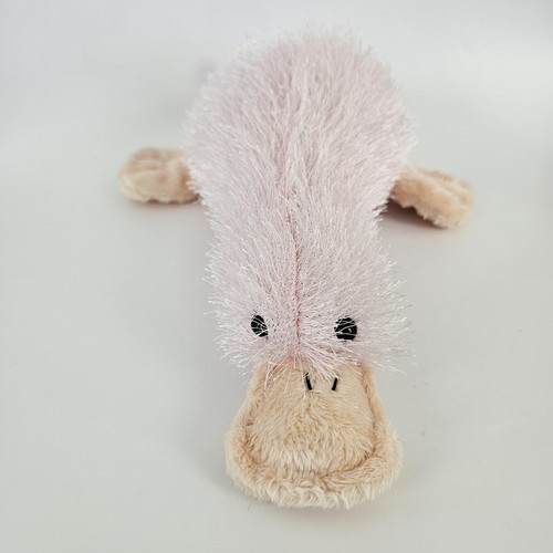 Ganz Webkinz Pink Googles Platypus 12" Stuffed Animal HM208 Eyelash Plush NoCode - Picture 3 of 12