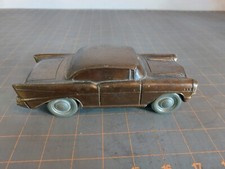 Banthrico Chicago Metal 1957 CHEVROLET Bel Air Car Coin Bank