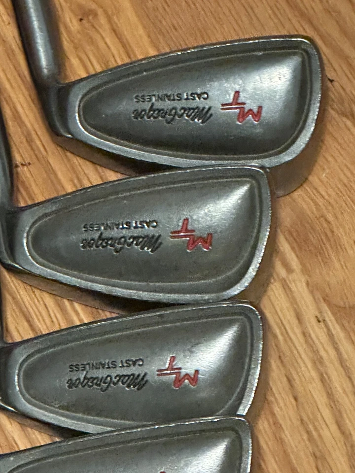 VINTAGE GOLF CLUBS MacGregor MT "Bubble Back" 3-10 iron set RH steel ladies soft - Image 4 of 4