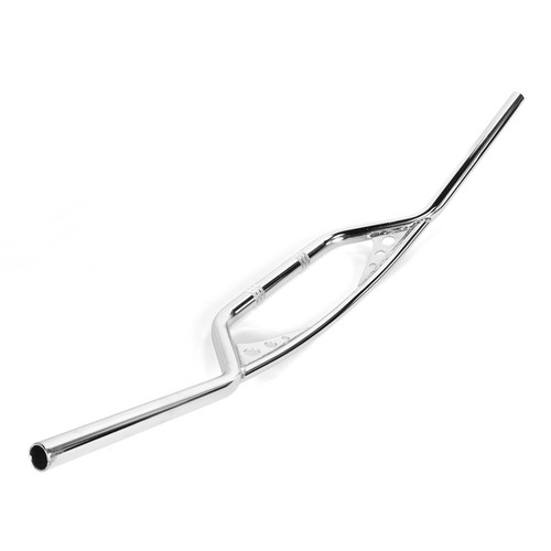 1 Inch 25MM Drag Handlebar Z-Bar Chrome Universal For Harley Chopper Bobber Bike - Picture 7 of 12