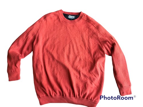 Lined Golf Sweater Pullover Orange 