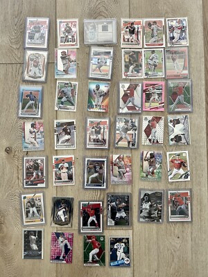 Lot of 40 Baseball Cards 2020-21 RC s Rookies, Color, Inserts # d Relic Optic B1