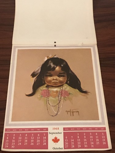Vintage Christofferson Calendar 1968 - 第 5/8 張圖片