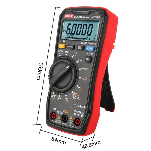 Multimetro digitale Bluetooth UNI-T UT117C True RMS UTCS06A morsetto corrente 400A - Foto 4 di 6