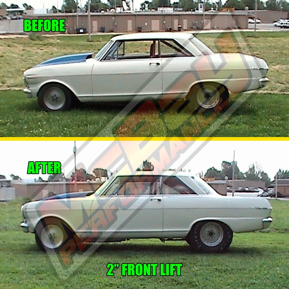 2-дюймовые передние пружины пружины прокладки подъемный комплект пара Chevy II Nova Fox Mustang Cougar Capri - Изображение 3 из 4