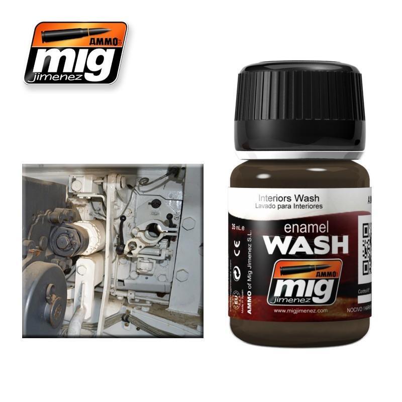 Interiors Wash - 35ml jar - A.MIG-1003 Ammo Mig Jimenez Interiors Wash - 35ml jar - A.MIG-1003 Ammo Mig Jimenez