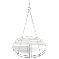 Barbecue Grill Acier Dépliable Extérieur Camping Vie dans la Nature Camper Ronde