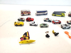 Vtgs Micro Machines Lot 24 Galoob 80s 90s Chrome Bus Semi Truck RC Boat figures