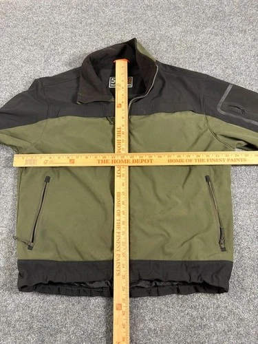 5.11 Tactical Chameleon Softshell Jacket Moss Green Black Utility Mens Large image 4