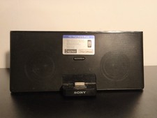 Sony RDP-X30iP Personal Audio Docking System Black Genuine Unit Only