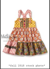 Matilda Jane Austin Rivers Choose Your Own Path Knot Dress Size 14 Fall 2018 