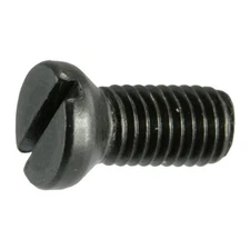 #6-48 x 1/4" Black Oxide Slotted Weaver Oval Head Gun Screws (10 pcs.)