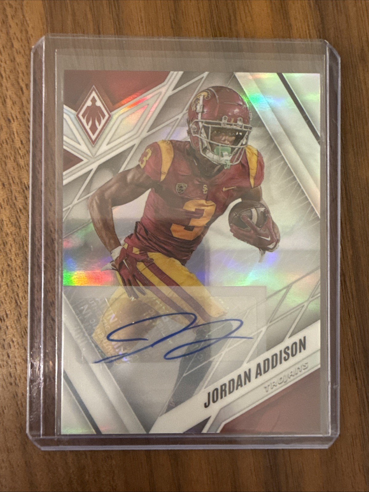 Jordan Addison Panini Chronicles Draft Picks Phoenix #6 Autograph