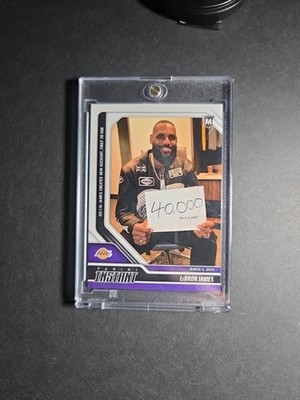 LEBRON JAMES  2023-24 Panini Instant NBA 40,000 PTS For Career #391 /11941 SP
