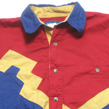 Vintage 90's Wrangler Western Pearl Snap Shirt Hip Hop Cowboy Rodeo Men's Small