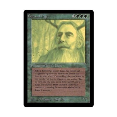 WotC MtG Beta Gaeas Lehnsherr (R) EX