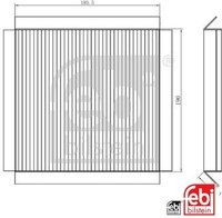Febi Bilstein 192861 Filter FüR Innenraumluft Innenraumfilter Filter