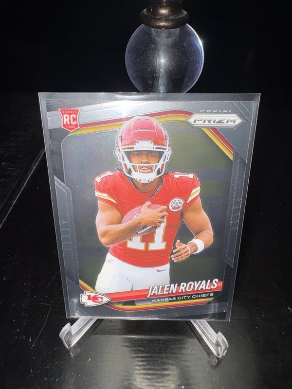 2025 Panini Prizm #341 Jalen Royals Kansas City Chiefs RC