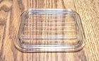 Vintage PYREX Lid 501-C Refrigerator Dish Clear Ribbed Borosilicate Glass