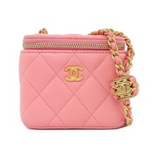 Chanel Ap1447 Lambskin Shoulder Bag Women Pink One Size
