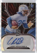 2021 Panini Spectra Rookie Hyper Prizm 42/60 Larry Rountree III #266 Auto 10qe