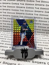 2021 Panini Mosaic Shane Bieber #80 Choice Fusion Red & Yellow Mosaic Prizm /64