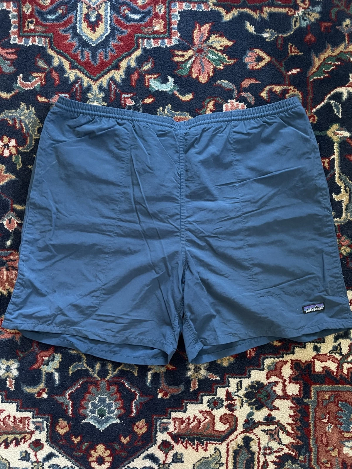 VTG Patagonia Baggies Shorts Men's XXL Blue Swim Hiking 90s
Opens in a new window or tab