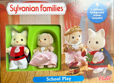 Calico Critters Sylvanian Families - Flair School Play Set - Cheshire Cat/Basset